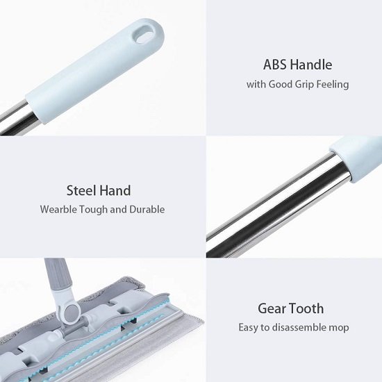 Microfiber Hardwood Floor Mop , 360 Rotation Dust Flat Mop