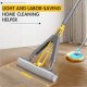 PVA sponge squeeze mop for floor cleaning
